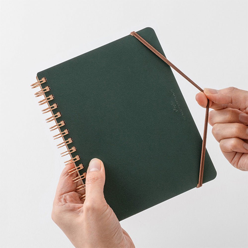 Cahier à spirales WM Grain Variante B6 Vert