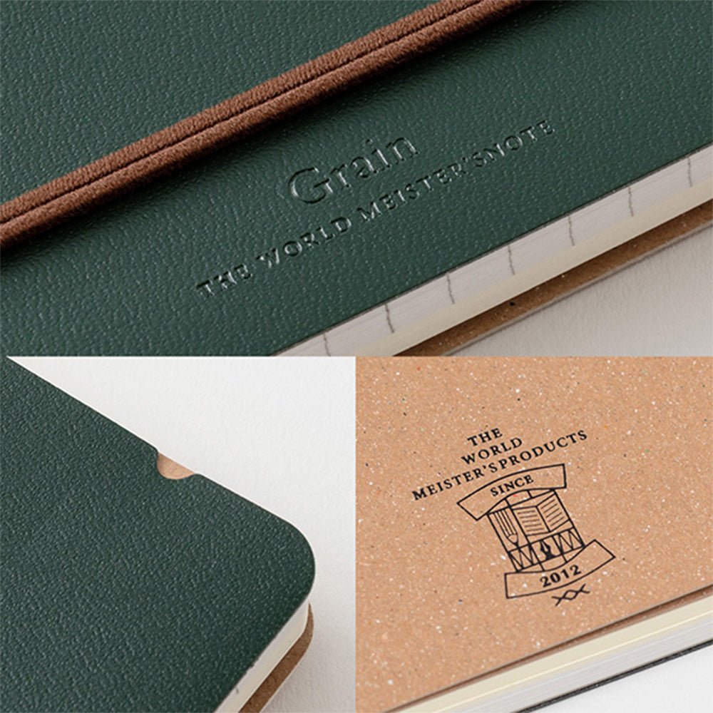 Cahier à spirales WM Grain Variante B6 Vert