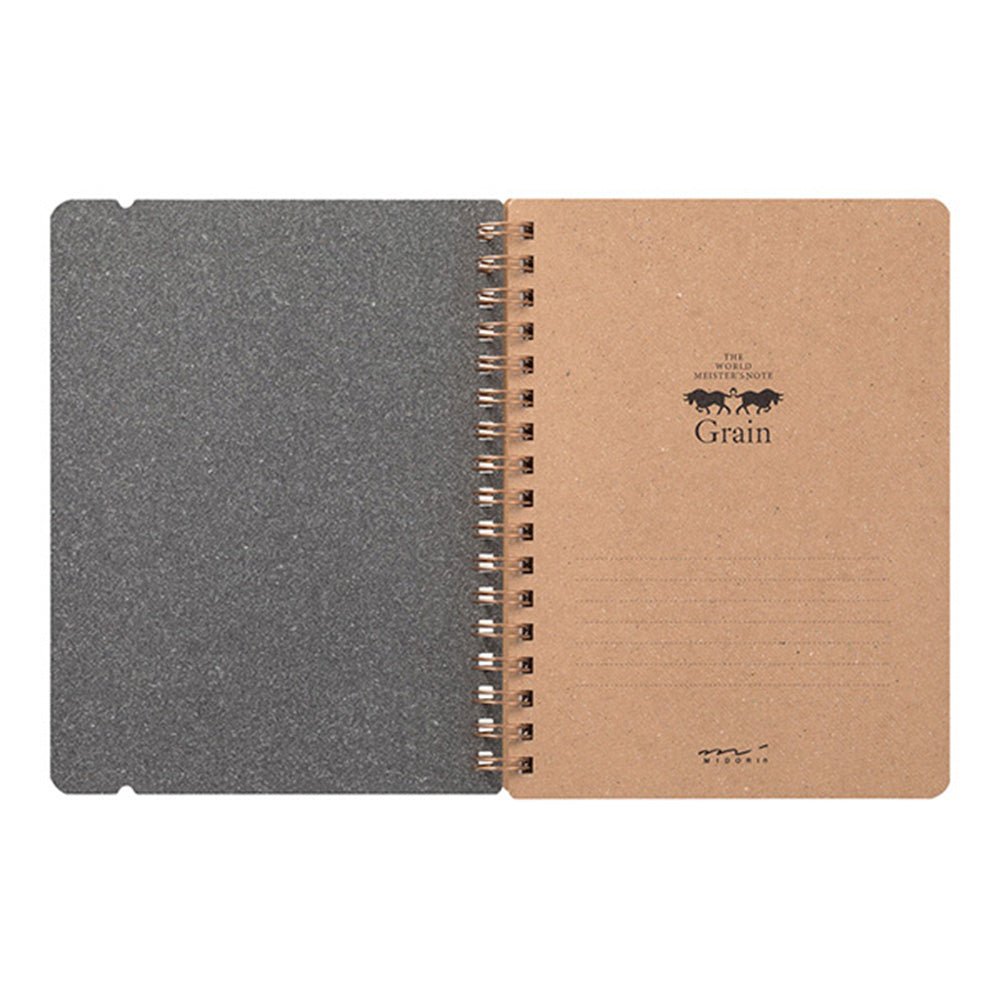 Cahier à spirales WM Grain Variante B6 Vert