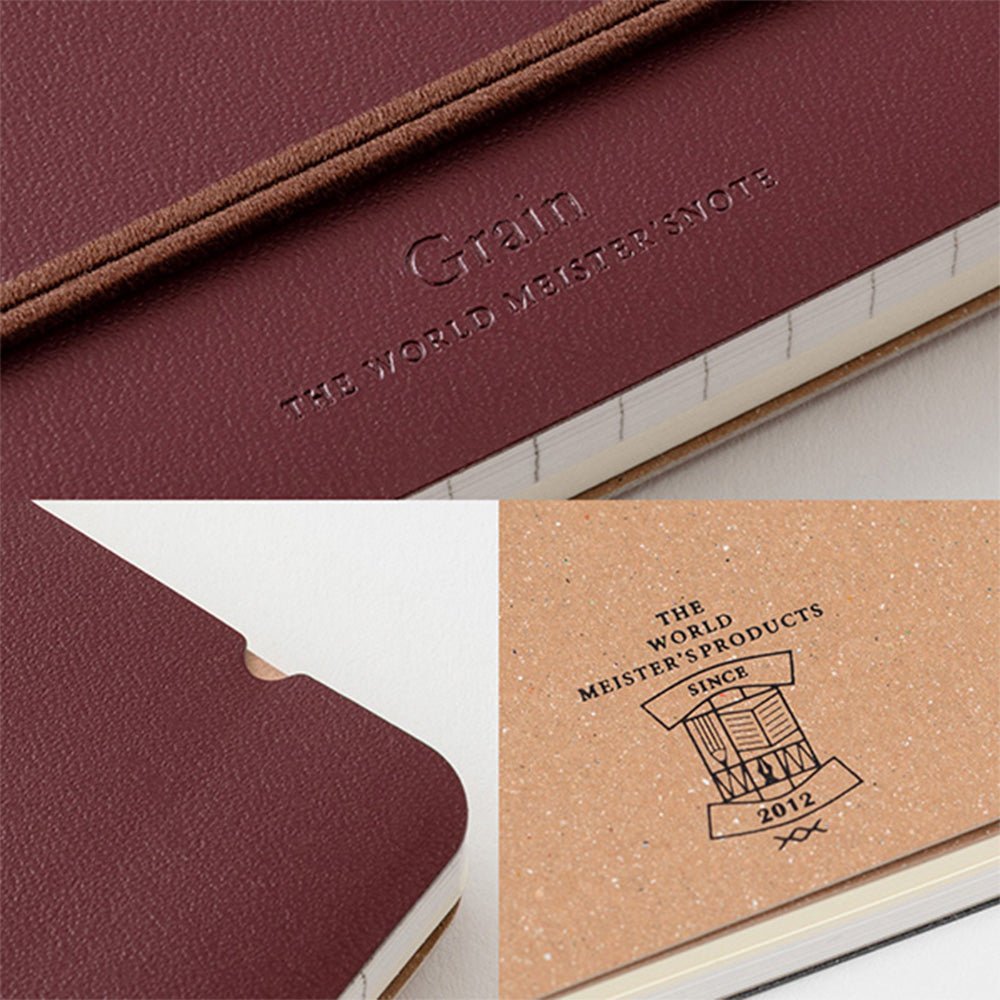 Cahier à spirale WM Grain Variante B6 Rouge