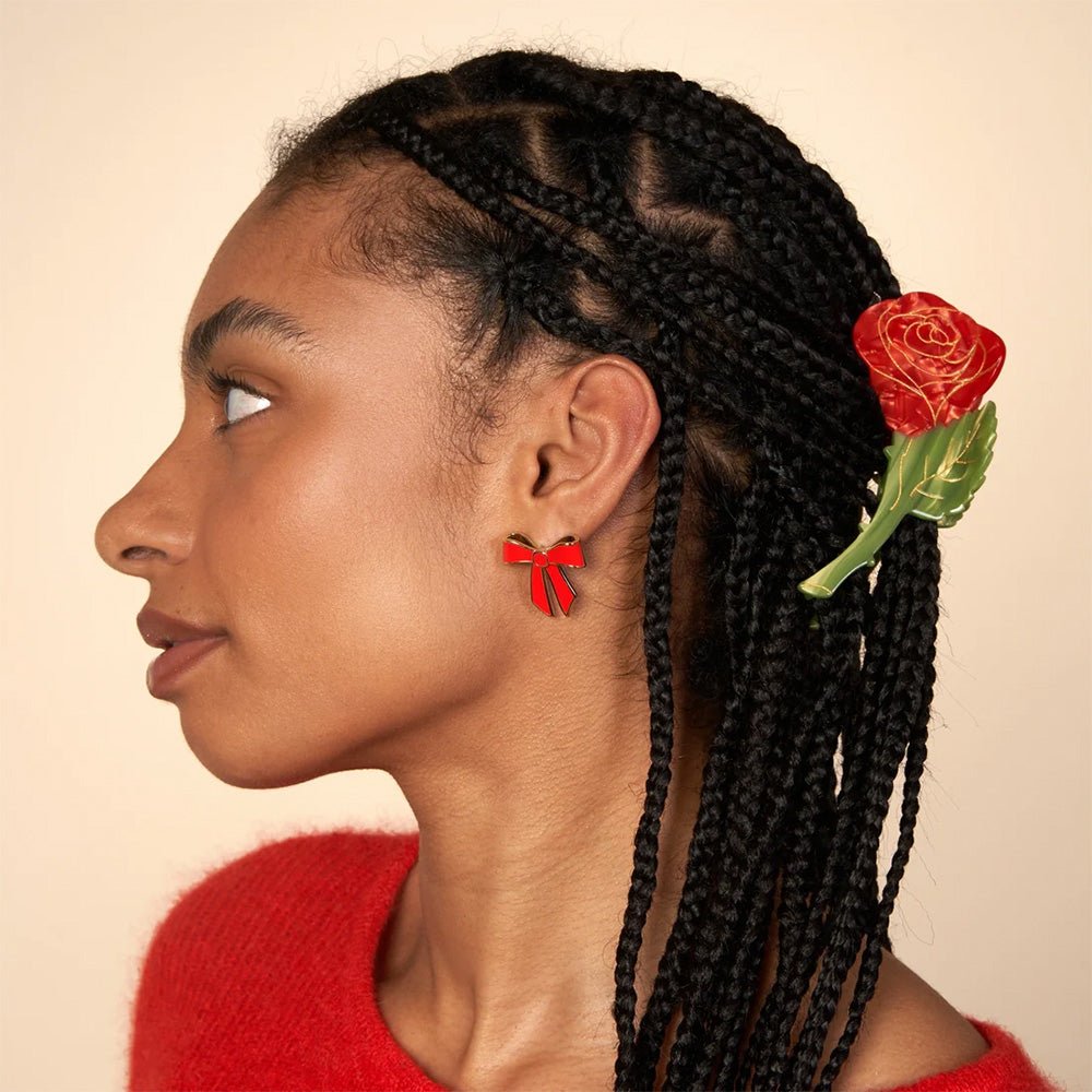 Pinza de Pelo Rosa