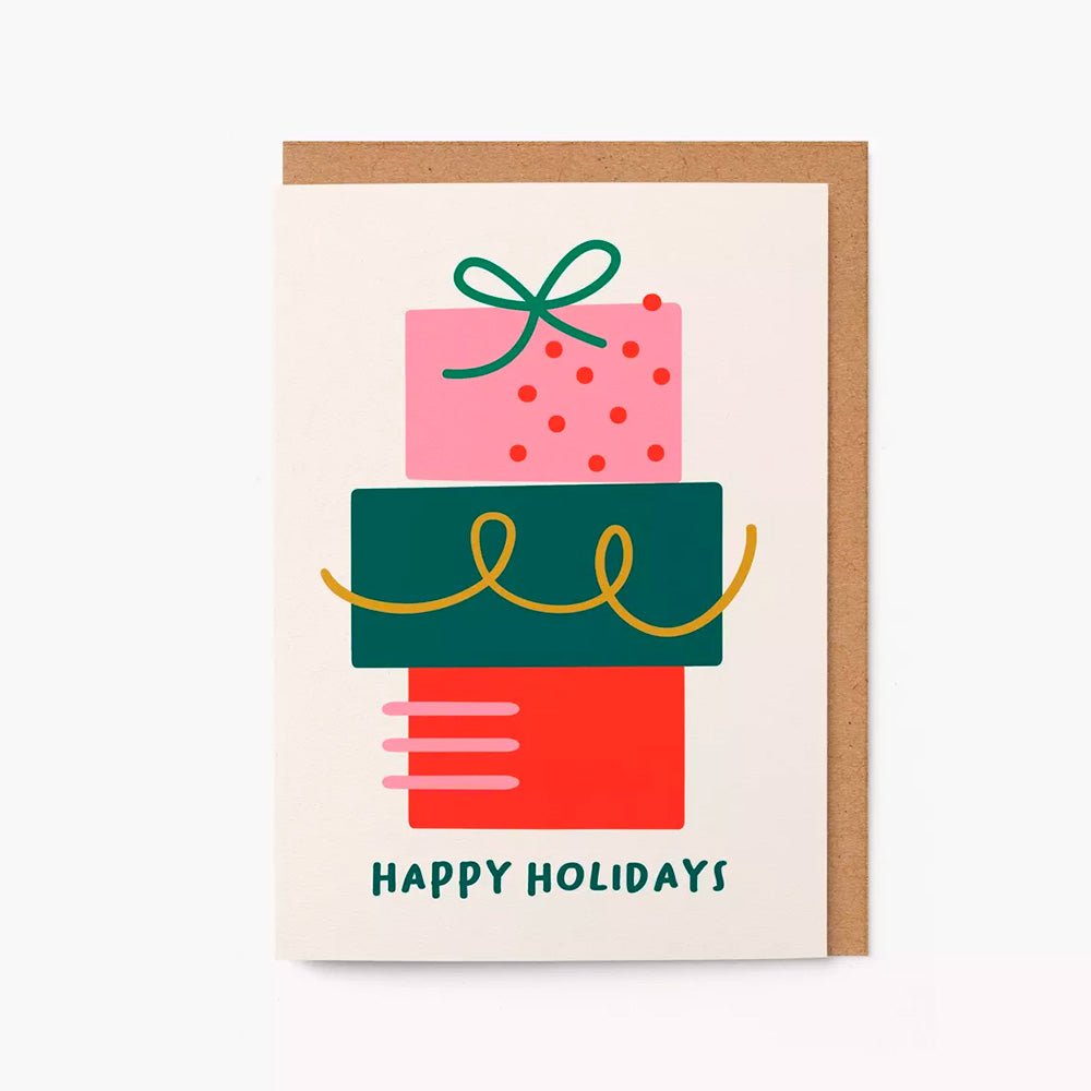 Tarjeta de Felicitaciones "Happy Holidays"