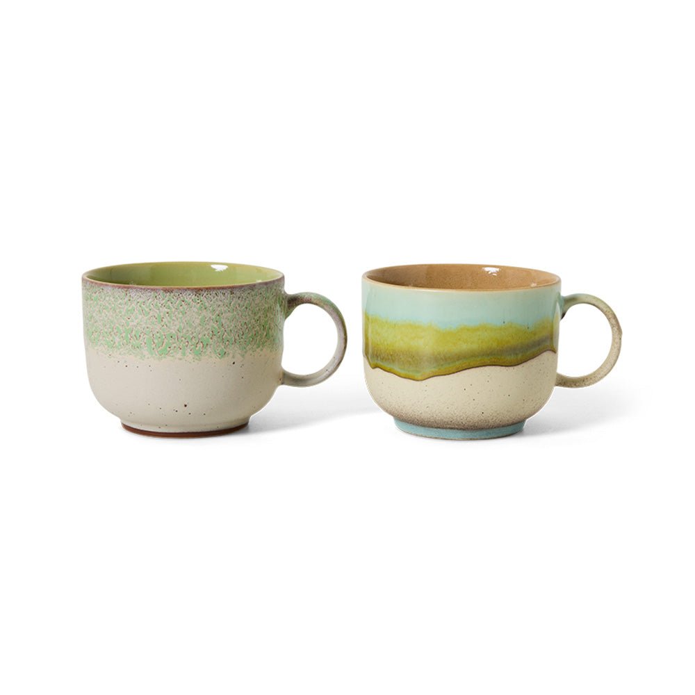 70s Ceramics: Tea Cups - Neo (set de 2)