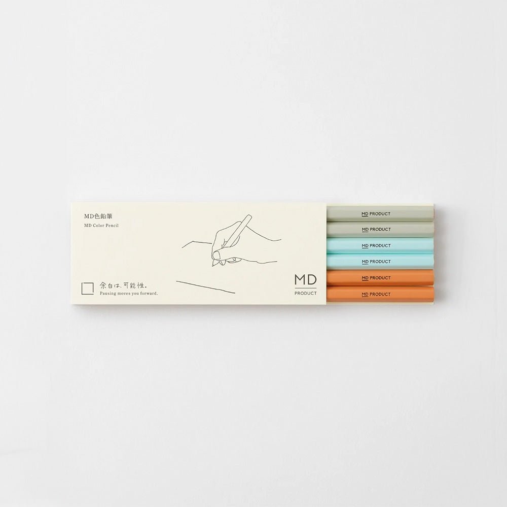 Lot de 6 crayons de couleur MD