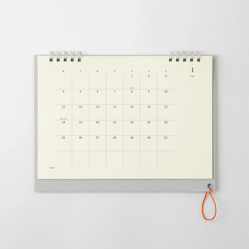MD Calendario de Escritorio Mensual 2027