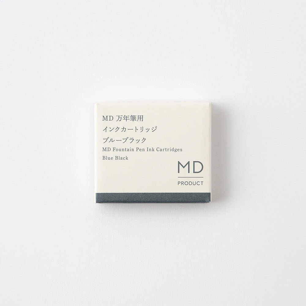 MD Cartridge for MD Fountain Pen Blue-Black (set of 6)
