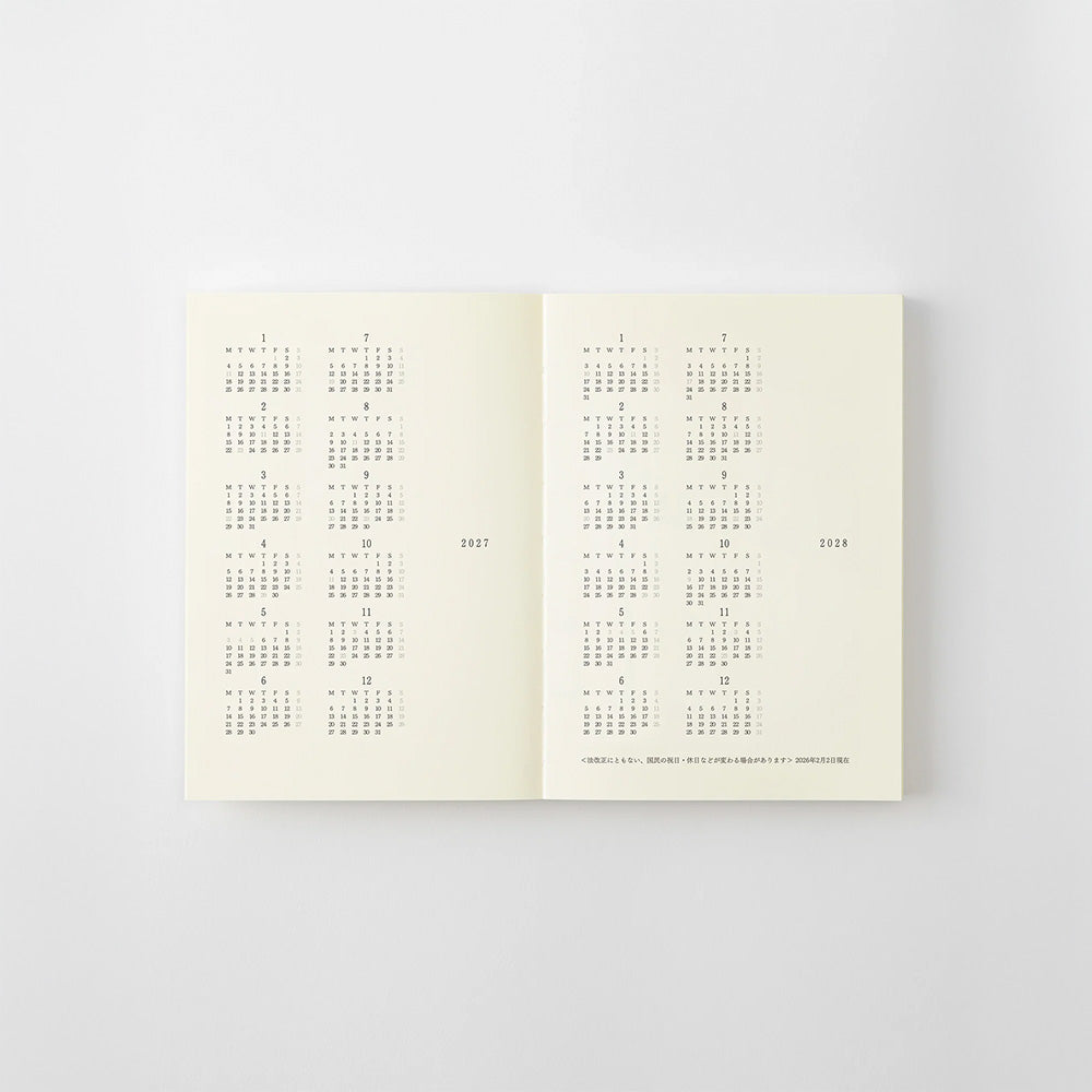 MD Notebook Diary A6 2027