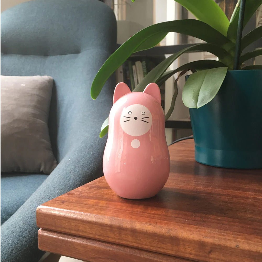 Daruma Neko Pink Love