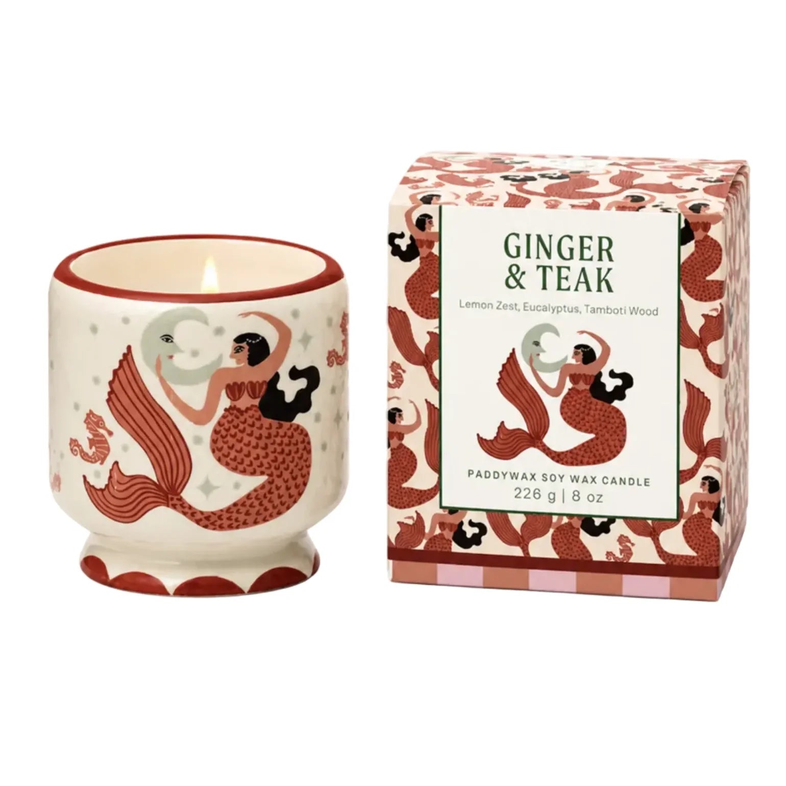 Misted Lime Scented Soy Wax Candle