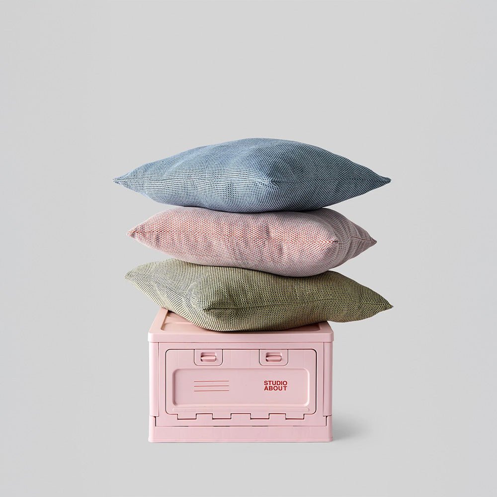 Funda de cojín Rojo / Azul