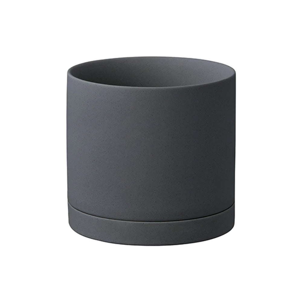 Pot de fleurs 191 - 170 x 160 mm Gris foncé