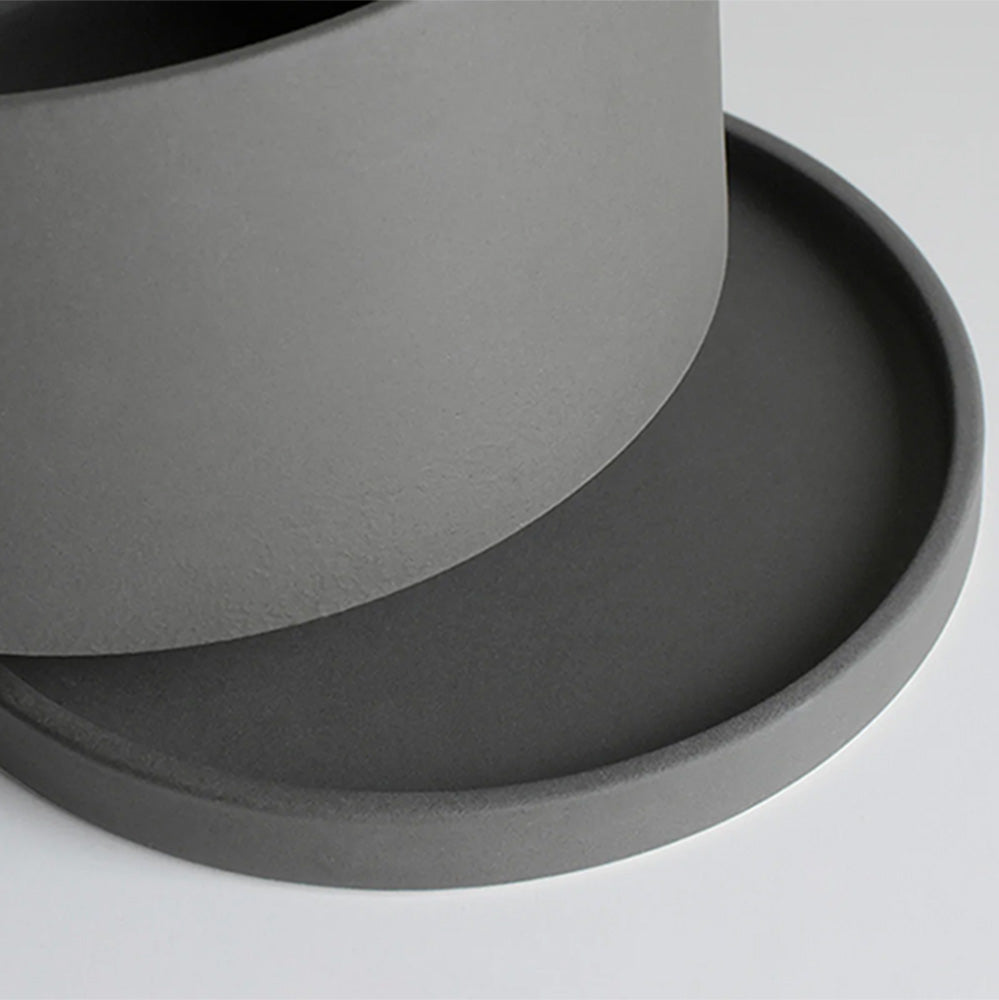 Pot de fleurs 191 - 170 x 160 mm Gris foncé