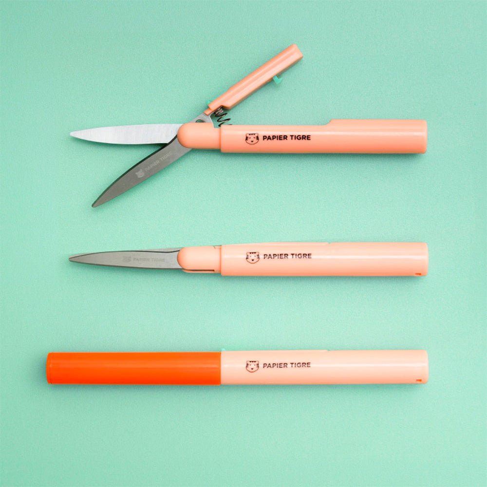 Ciseaux de poche Orange Bubble