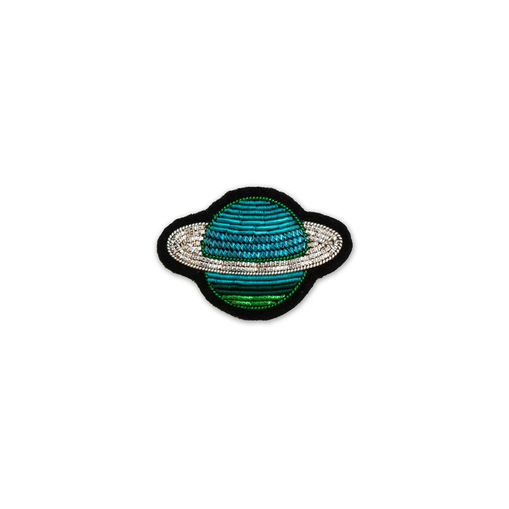 Saturn Embroidered Brooch