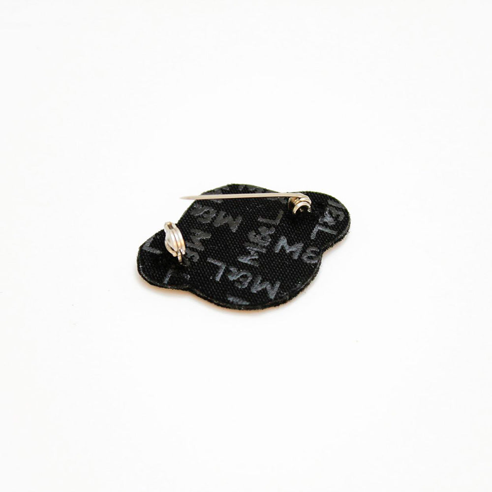 Saturn Embroidered Brooch
