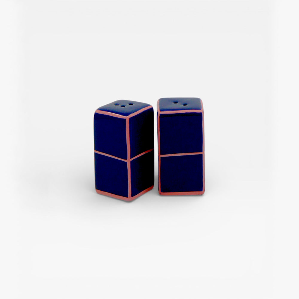 Set Salero Pimentero Azul / Rosa