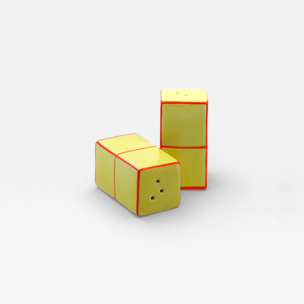 Salt and Pepper Tile Set Yellow / Orange