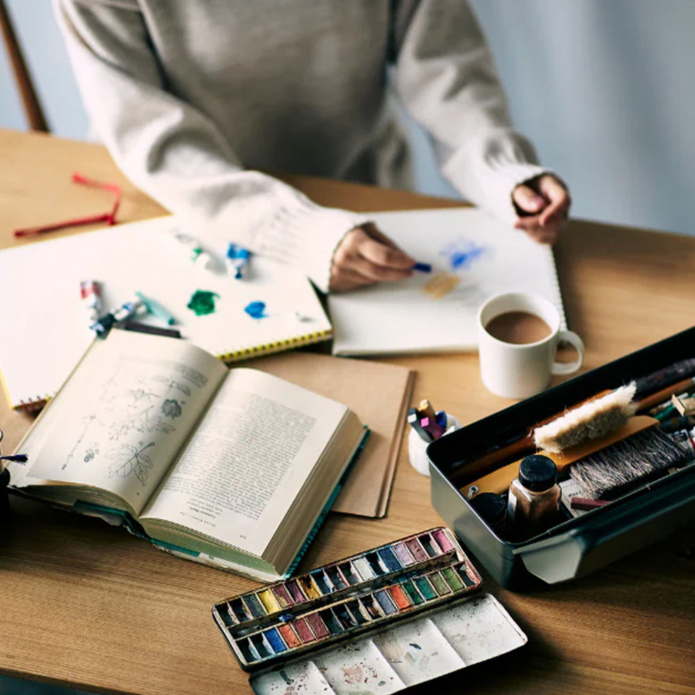 Boîte à outils beige T-190