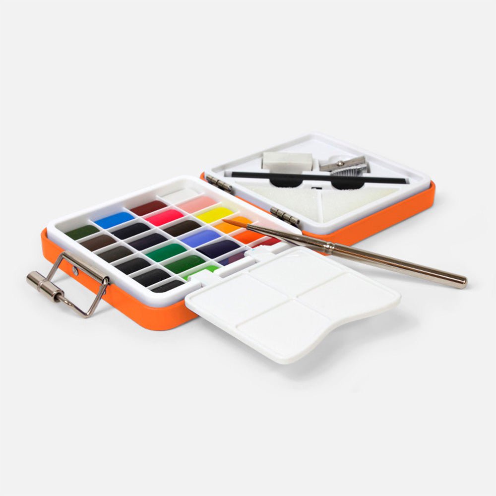 Watercolor Traveler Kit Orange