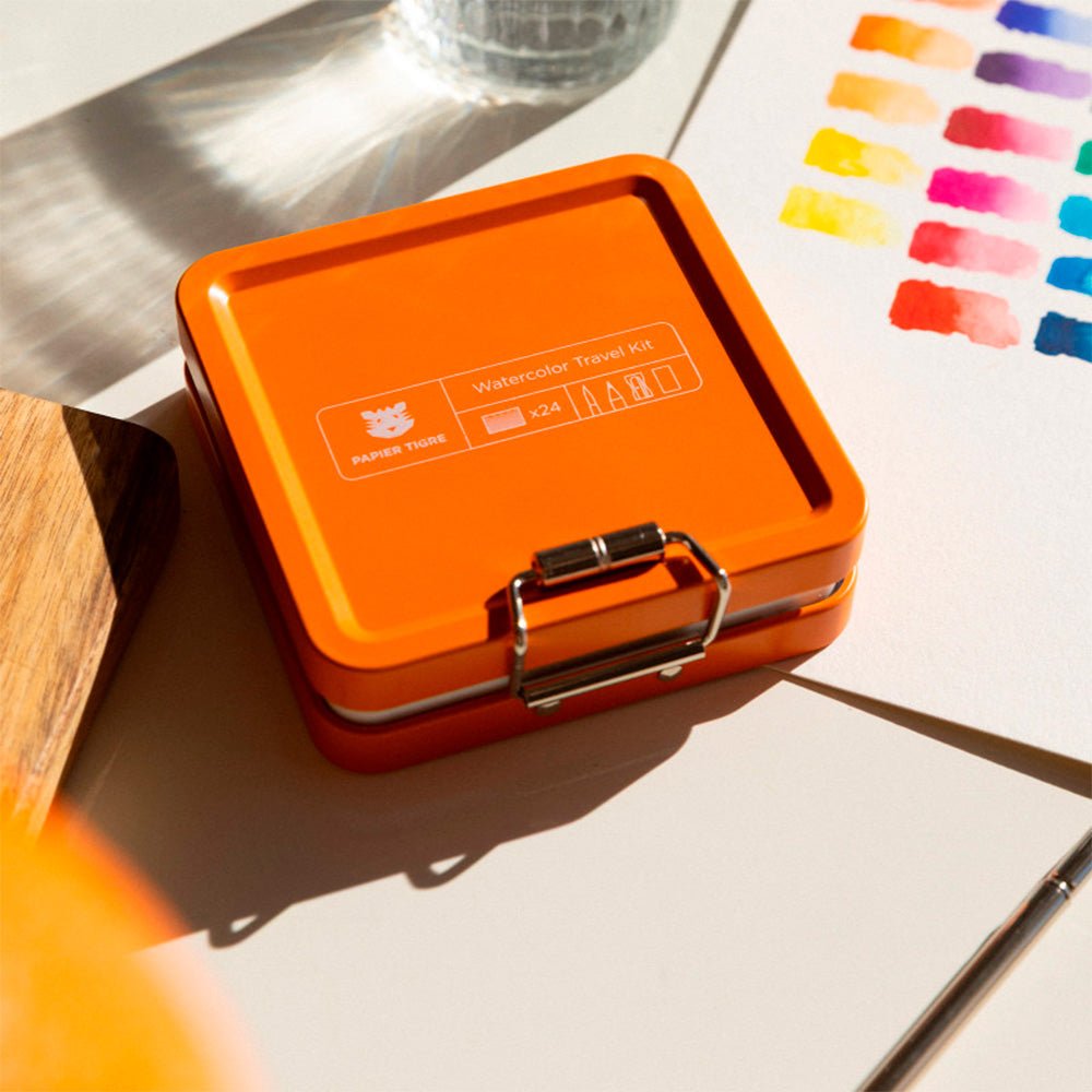 Watercolor Traveler Kit Orange