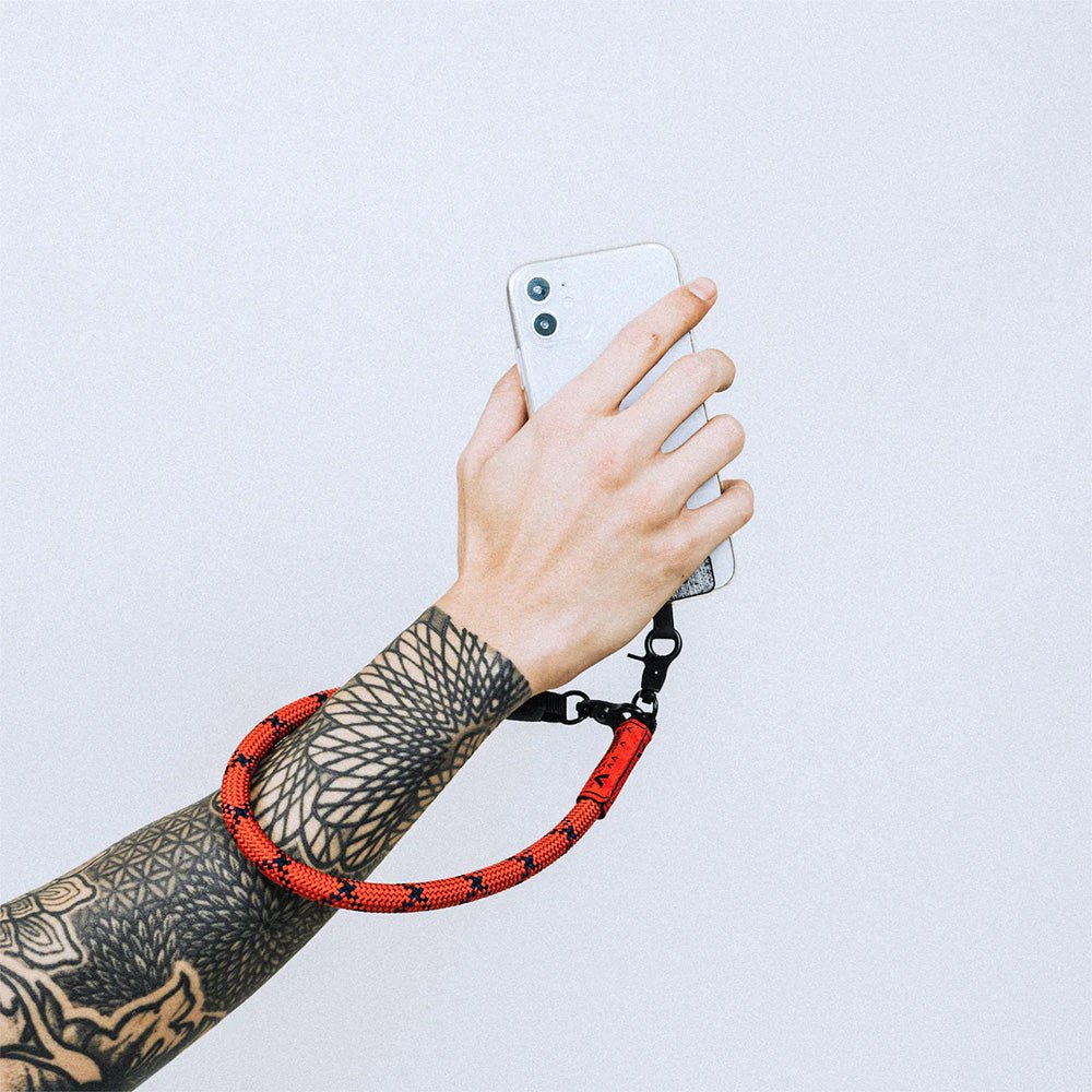 8.0mm Wrist Strap Black Lattice