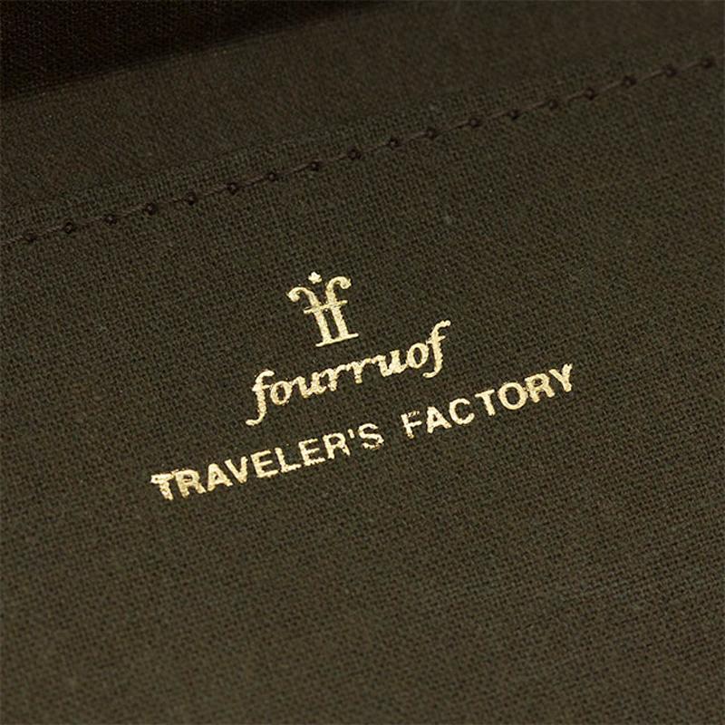 TF Refill Paper Cloth Zipper Olive - Passport Size