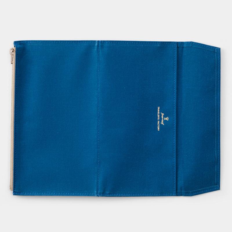 TF Recharge Chiffon en Papier Zipper Bleu - Taille Régulière