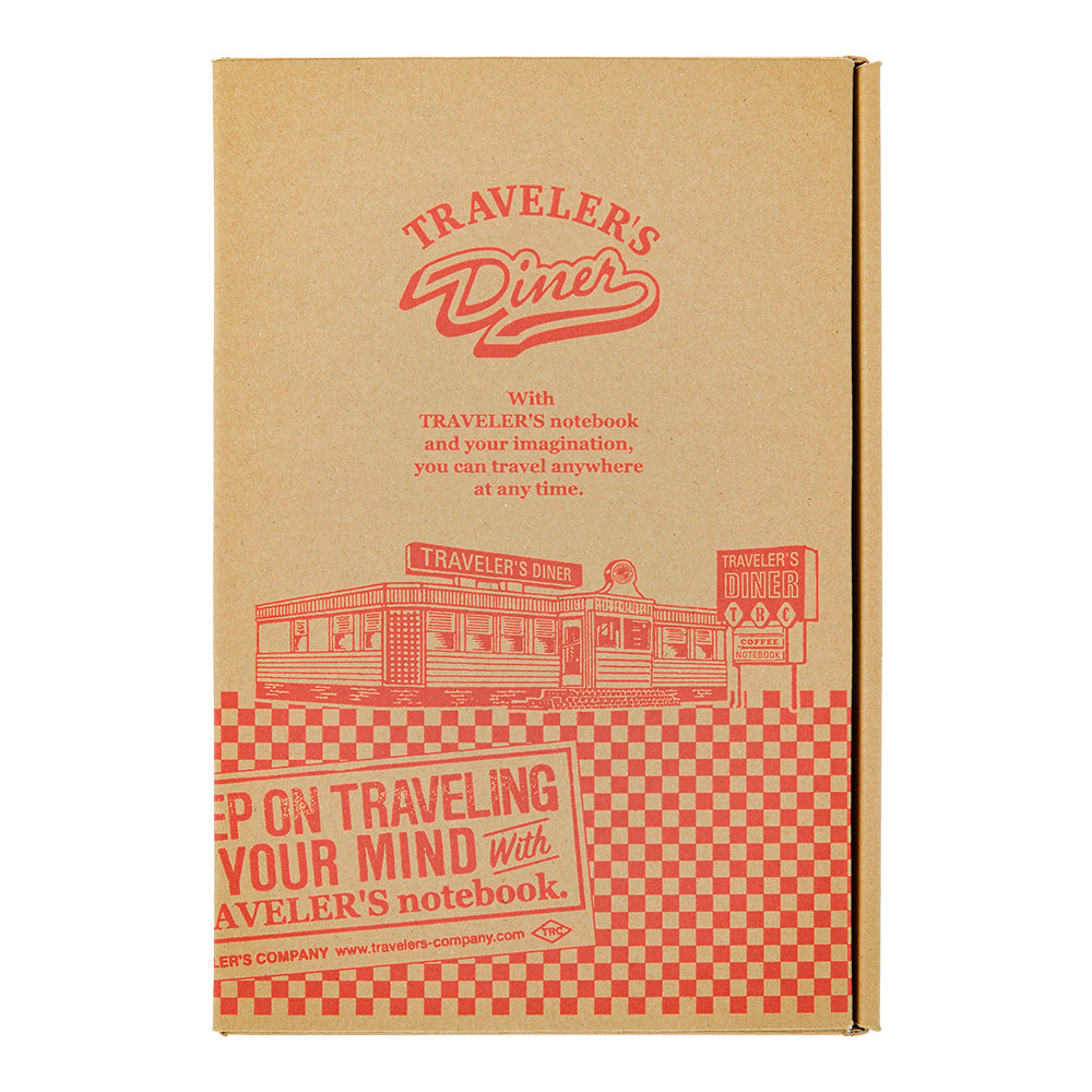 TF TRAVELER'S Notebook Limited Set Diner - Tamaño Regular Camel