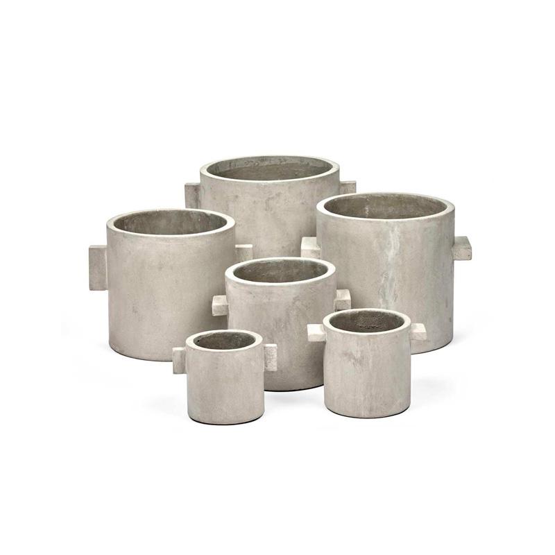 Pot Concrete Rond Naturel XXL 27x27