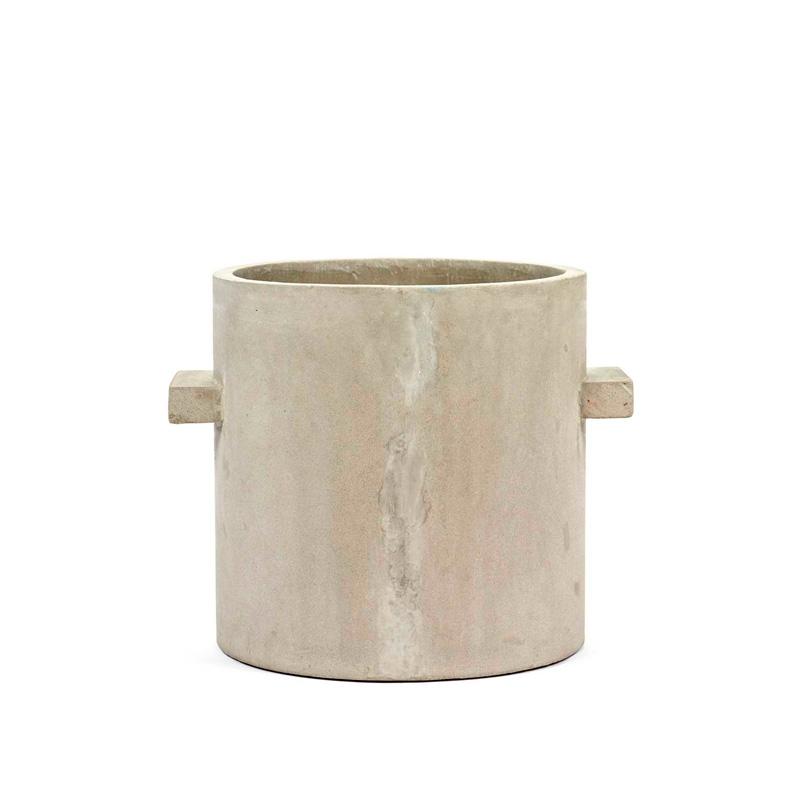 Pot Concrete Rond Naturel XXL 27x27