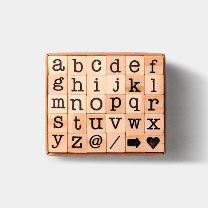 Sculpd Alphabet Letter Stamps for Air-Dry Clay