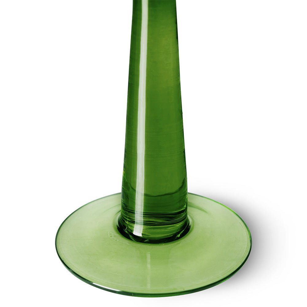 The Emeralds: Wine Glass Tall Lime Green