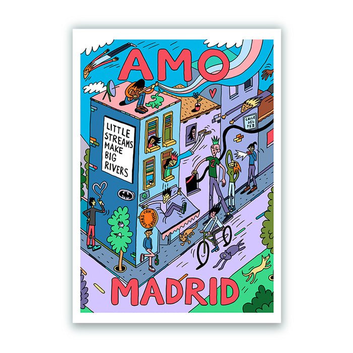Amo Madrid 1 47 x 67 impression numérique