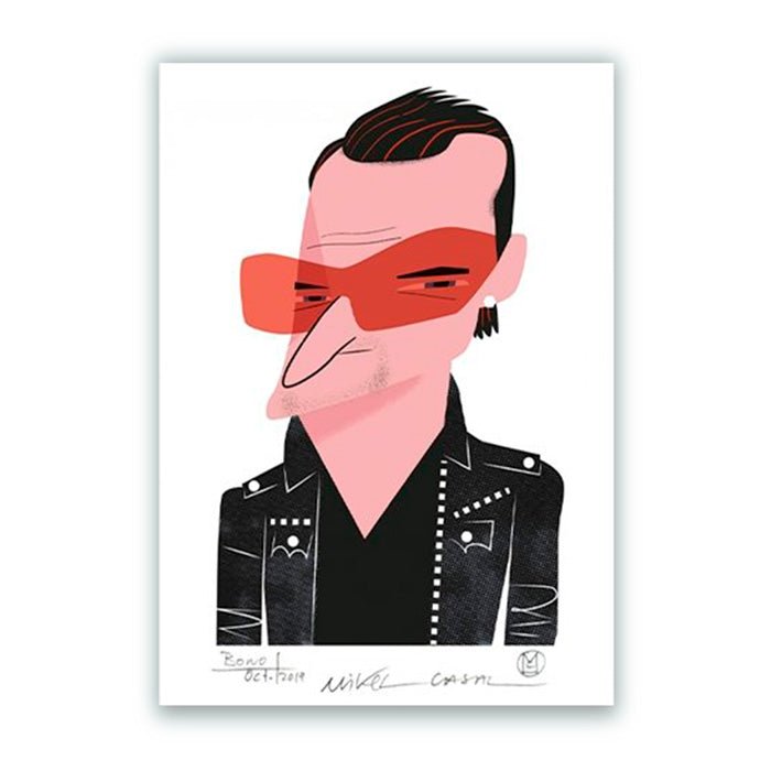 Bono Giclée Print A5