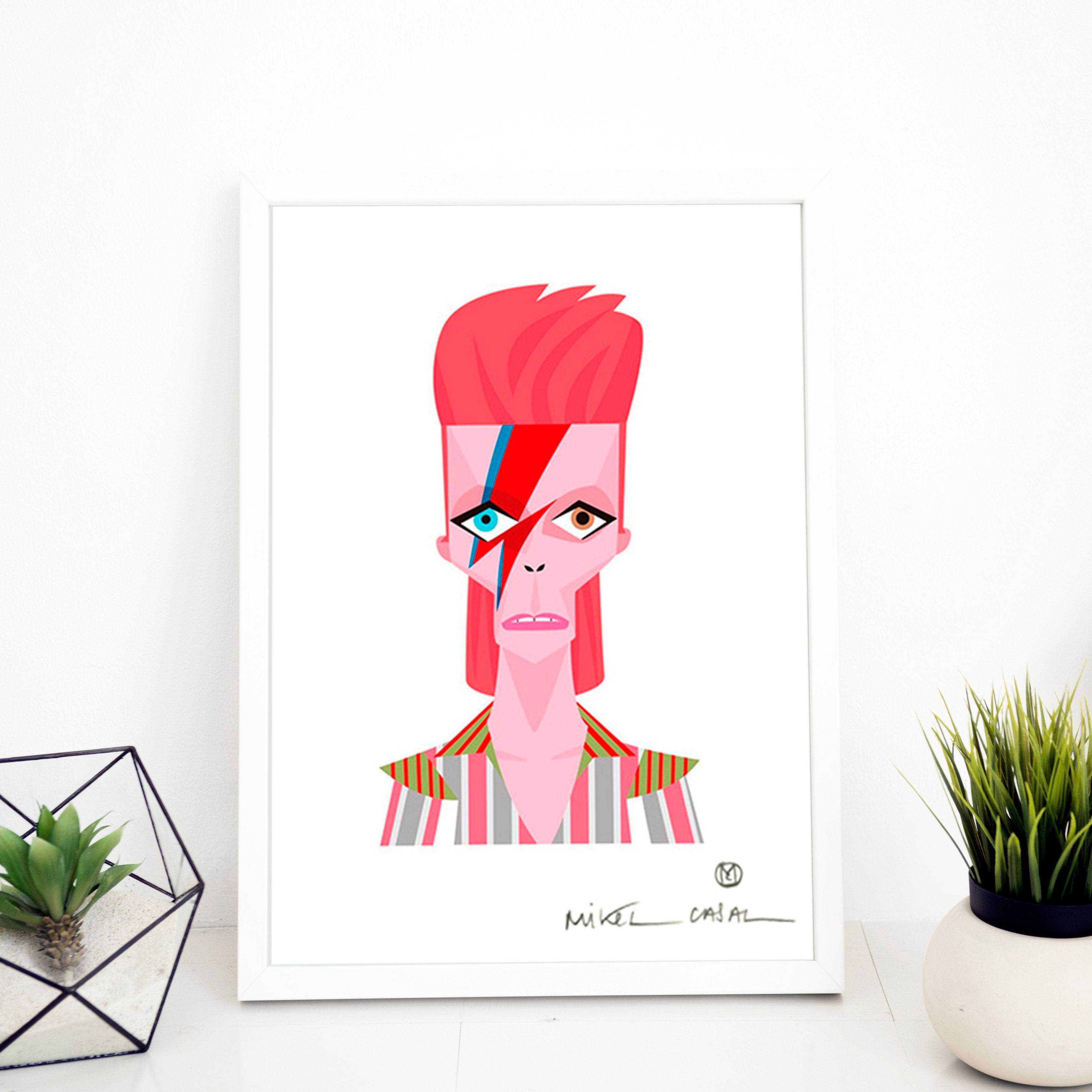 David Bowie Giclée Print A5