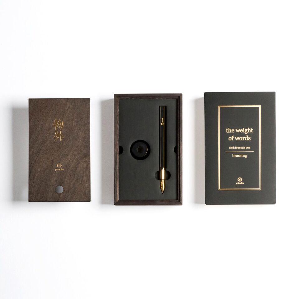Stylo Plume de Bureau - Plume Brassing F