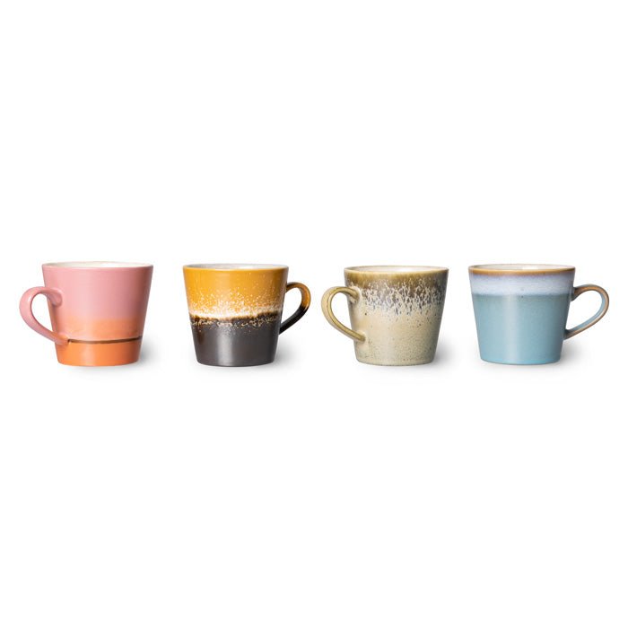 70s Ceramics Cappuccino Mugs Meteor (set of 4)