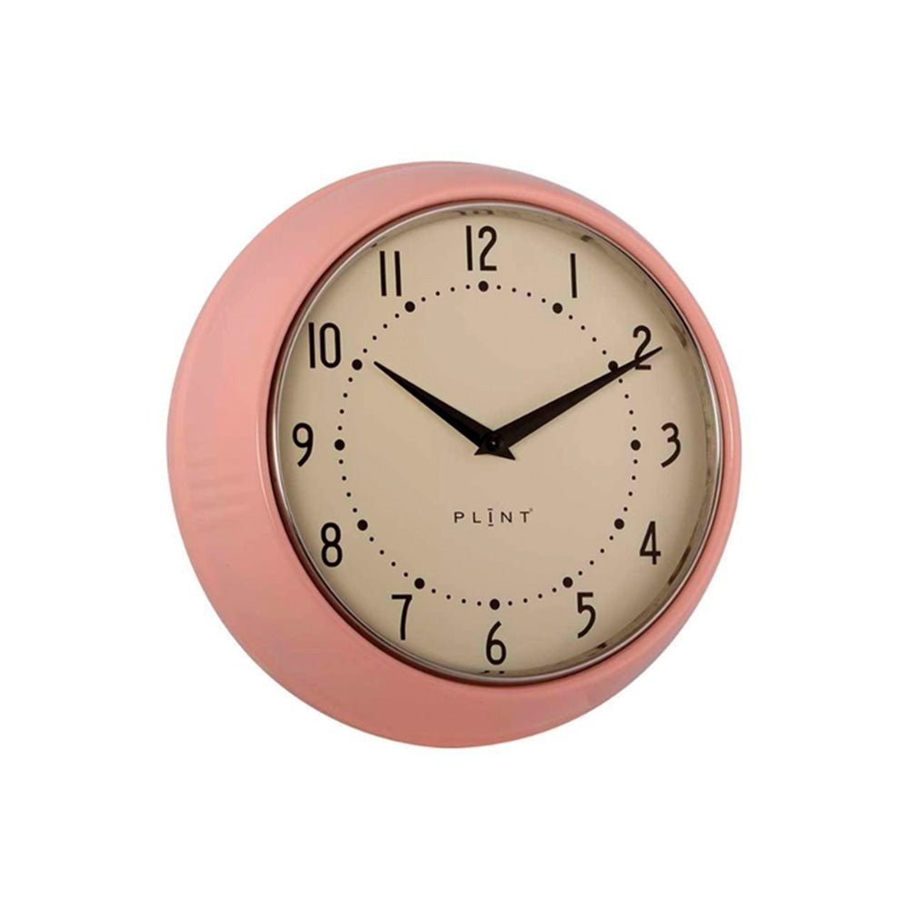Retro Wall Clock Pink