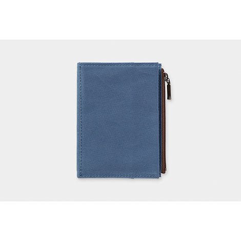 TRAVELER'S notebook B-Sides & Rarities Etui Zippé en Coton Taille Passeport Blue