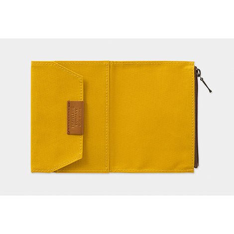 TRAVELER'S notebook B-Sides & Rarities Etui Zippé en Coton Taille Passeport Moutarde