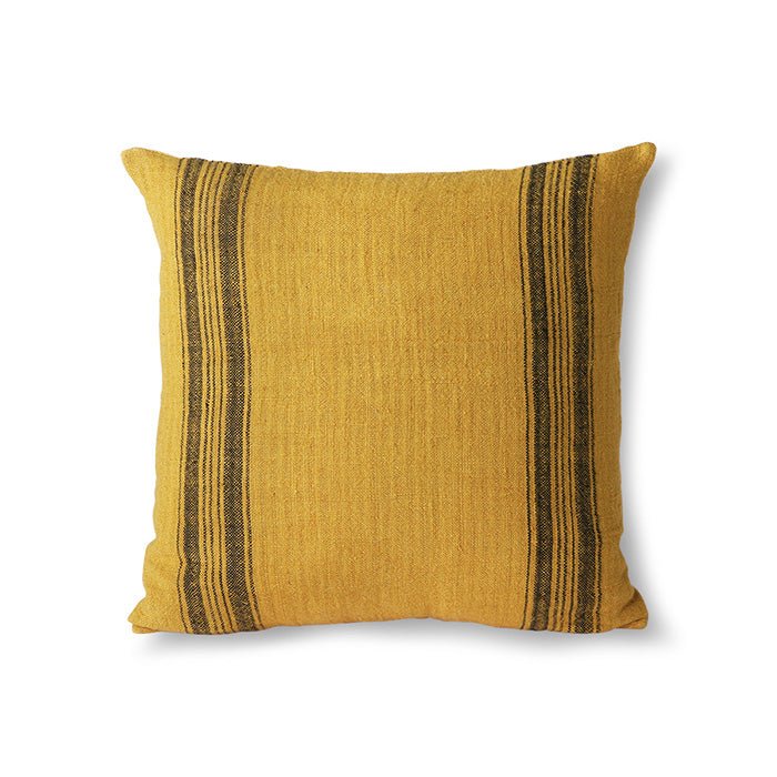 Linen Cushion Mustard