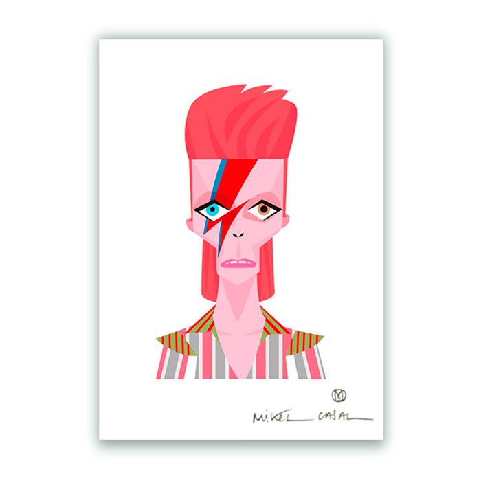 David Bowie Impresión Giclée A5