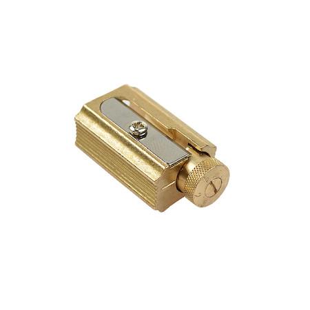 Adjustable Brass Pencil Sharpener with Box