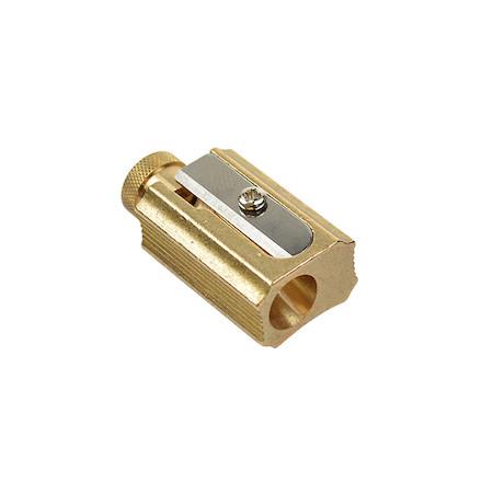 Adjustable Brass Pencil Sharpener with Box