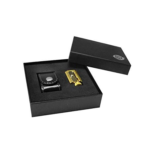 Adjustable Brass Pencil Sharpener with Box