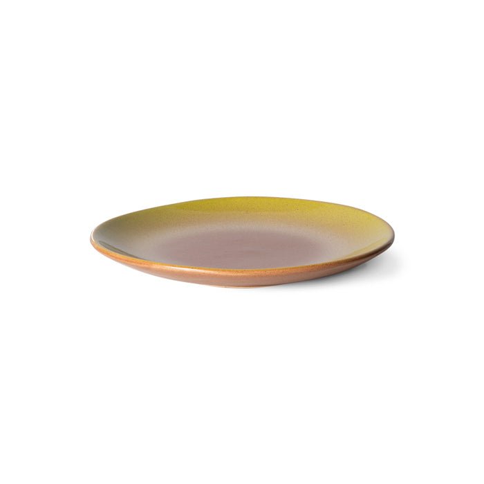 70s Ceramics Dessert Plate Eclipse