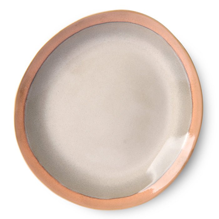 70s Ceramics Dinner Plate Earth