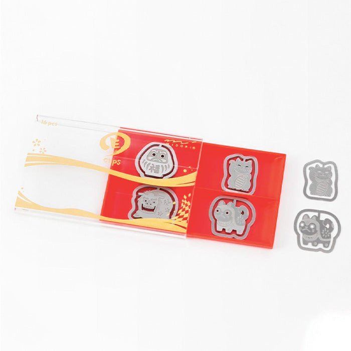 Etching Clips Japanese Lucky Item