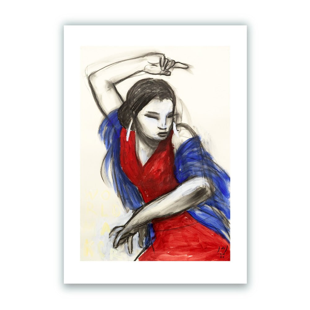 Flamenco « World Maker » A5 Giclée Print