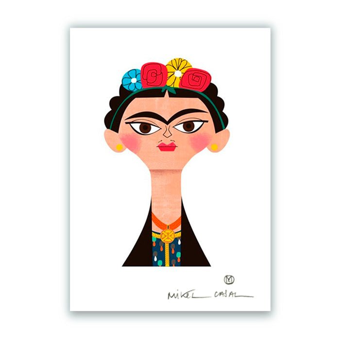 Impression sur papier d'art Frida A5